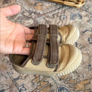 Wonder Nation Tan and Brown Kids Sneakers